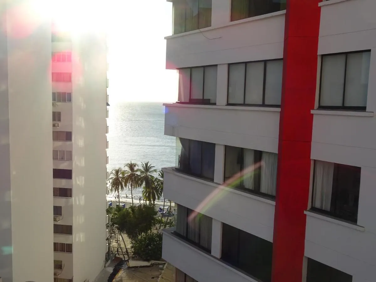 Apartment Overlooking The Beach In El Rodadero Santa Marta